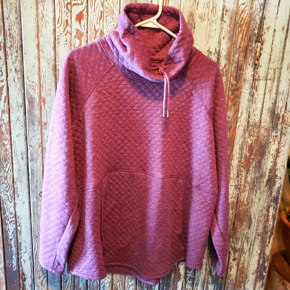 RBX light violet quilted pullover Sweatshirt - Picture 1 of 4